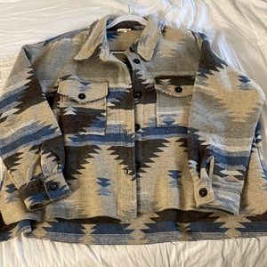 La Miel oversized button up